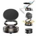 Magnetic car phone holder, 360° rotating foldable mount