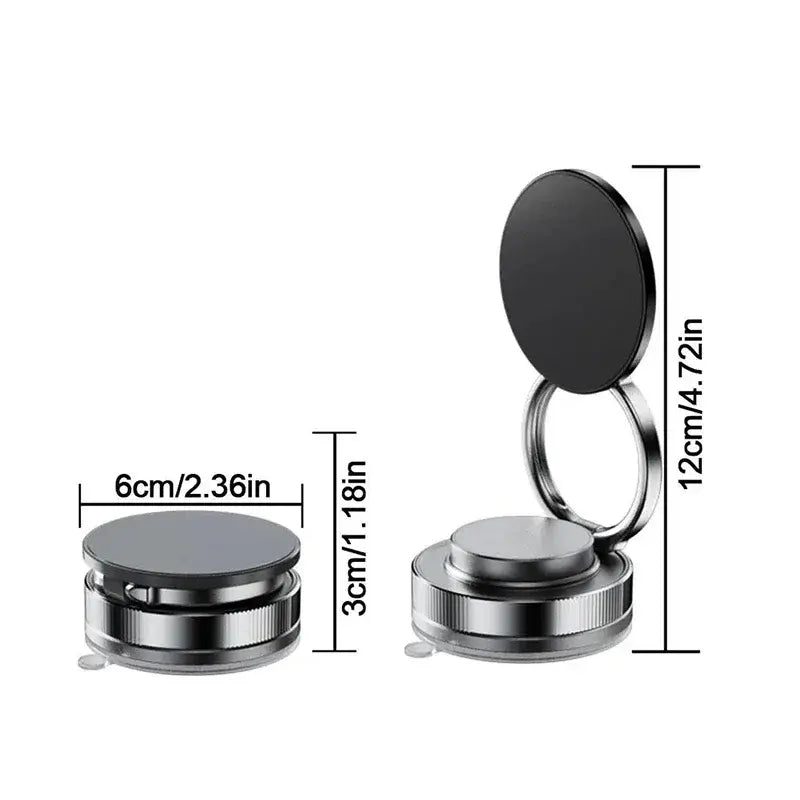 Magnetic phone holder for car use