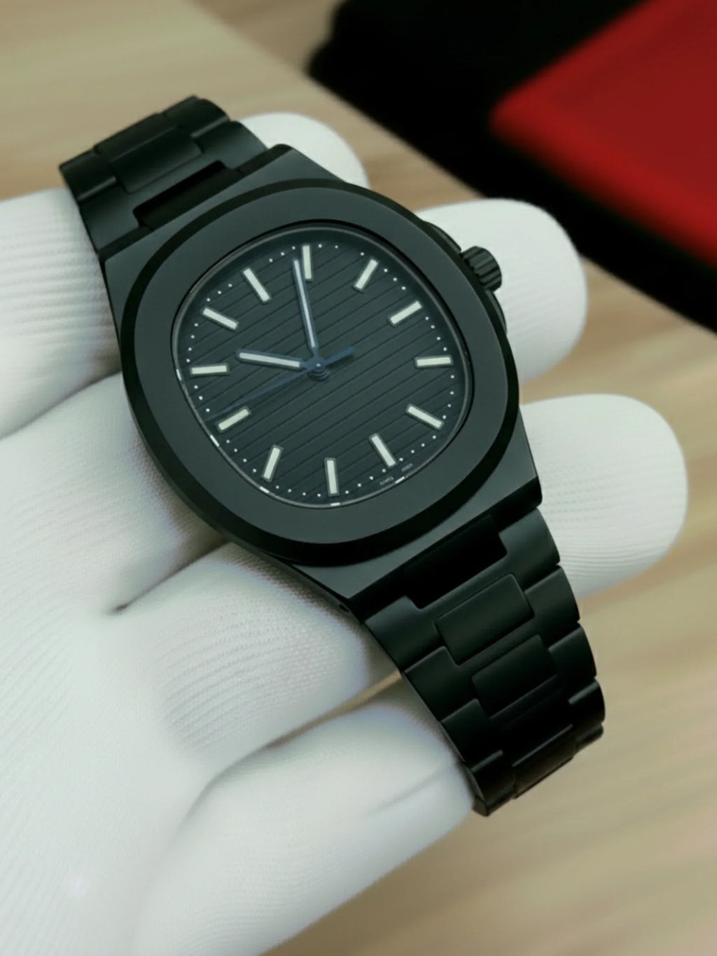 Square Nautilus Stainless Steel Watch for Men & Boys