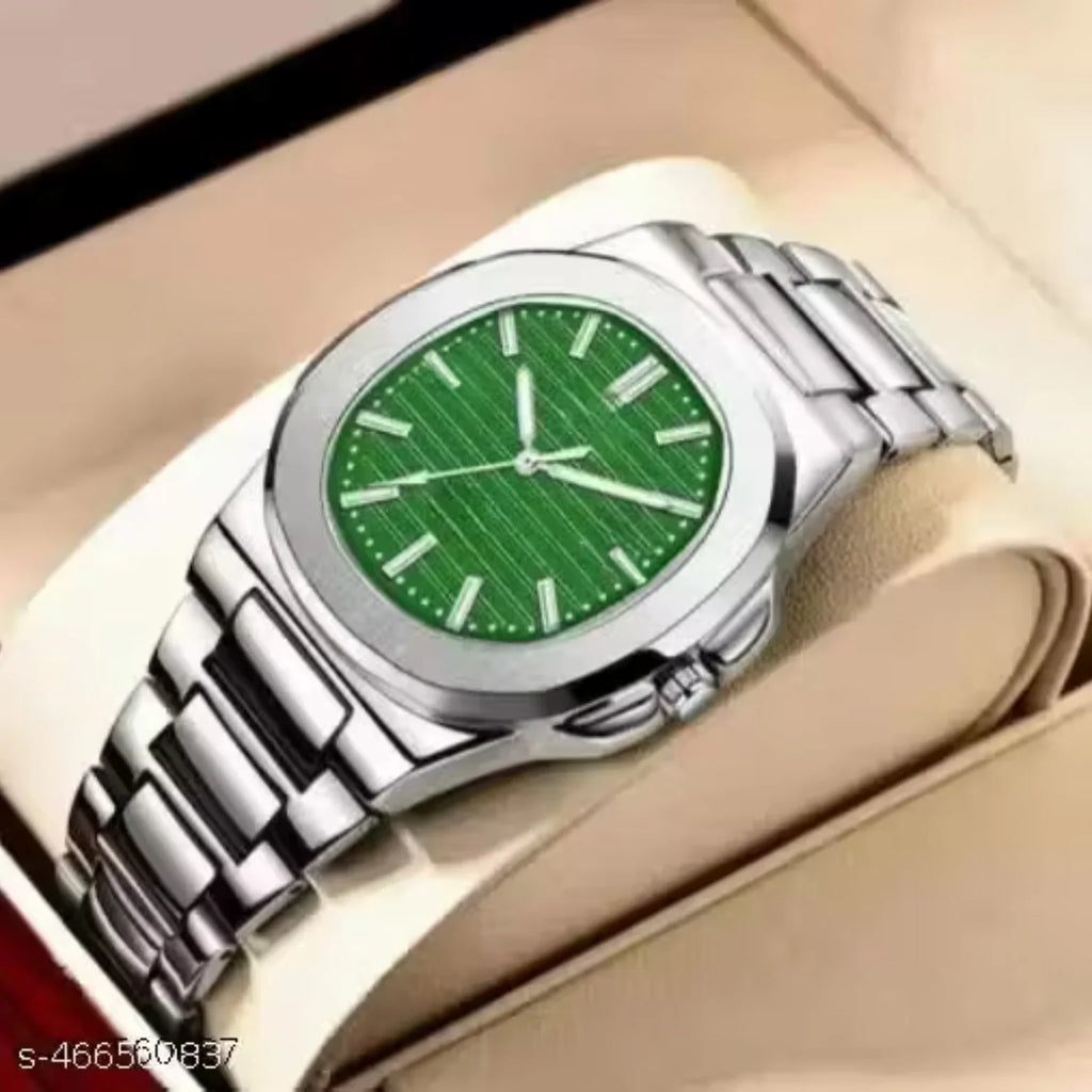 Square Nautilus Stainless Steel Watch for Men & Boys