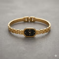 Stainless Steel Watch Dial Handcuff Bracelet