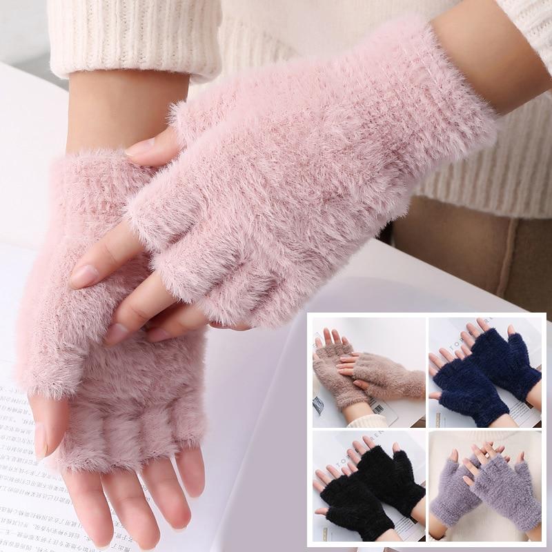 Half Finger Gloves for Women & Girls, second view