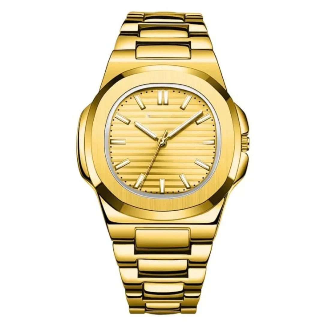 Square Nautilus Stainless Steel Watch for Men & Boys