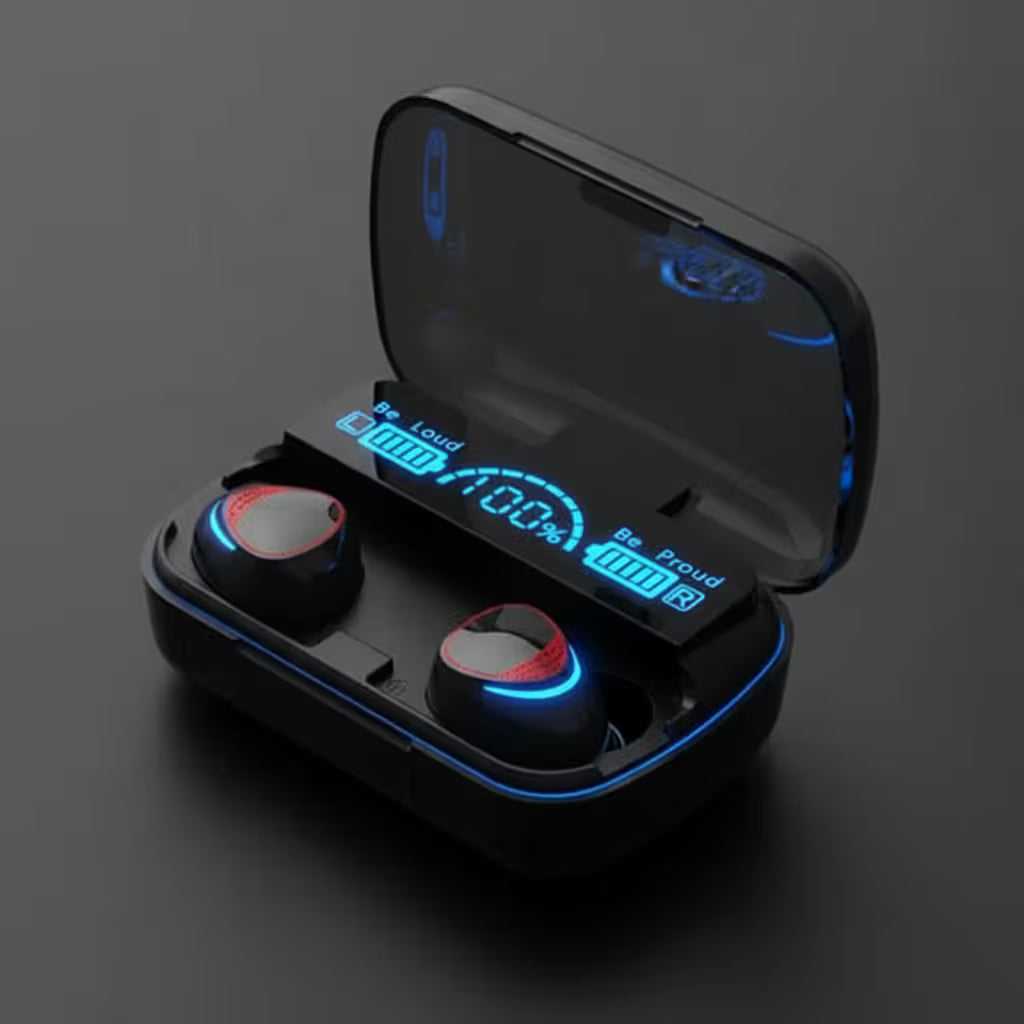 M10 AirPods Wireless Earbuds – High Bass, Bluetooth 5.3
