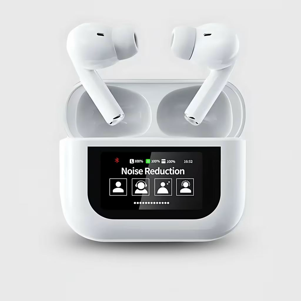 AirPods Pro 9 Wireless Earbuds – LCD Display Charging Case,