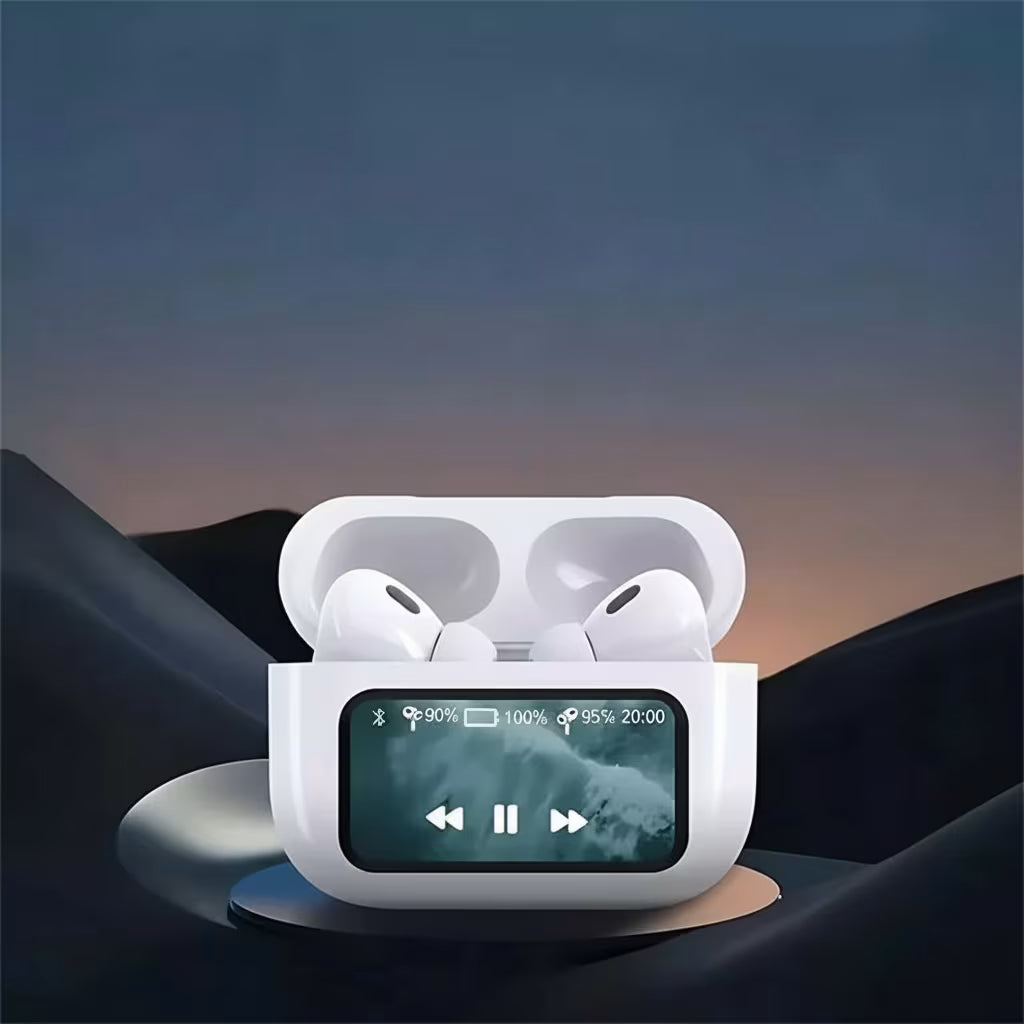 AirPods Pro 9 Wireless Earbuds – LCD Display Charging Case,