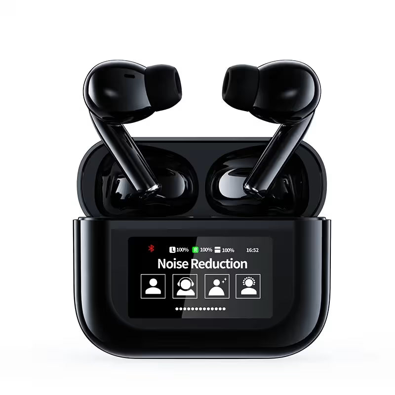 AirPods Pro 9 Wireless Earbuds – LCD Display Charging Case,