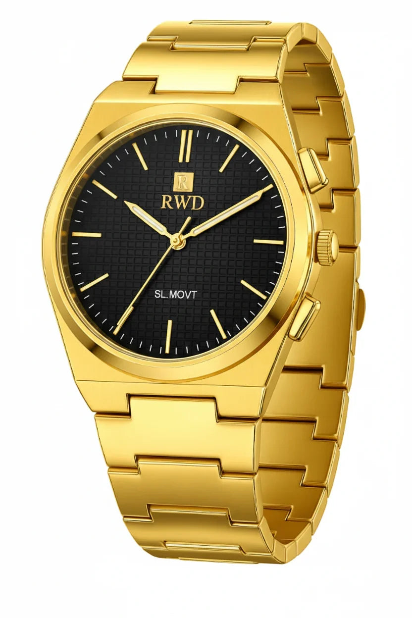 Luxury Stainless Steel Quartz Watch for Men