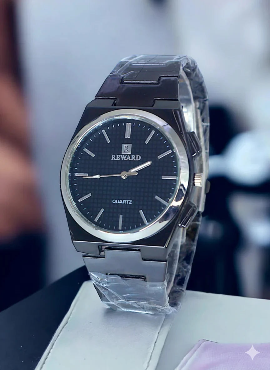 Luxury Stainless Steel Quartz Watch for Men