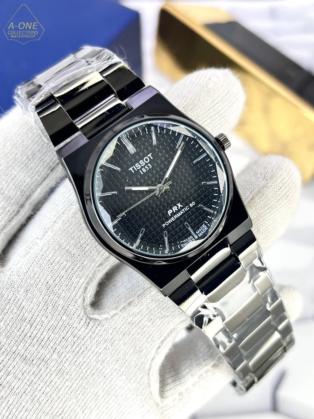 Tissot Prx Stainless Steel Watch for Men Boys