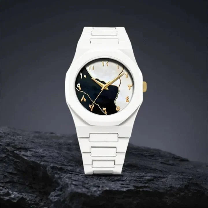 Marble Textured Arabic Aura Watch Limited Edition (Fiber 44gm)