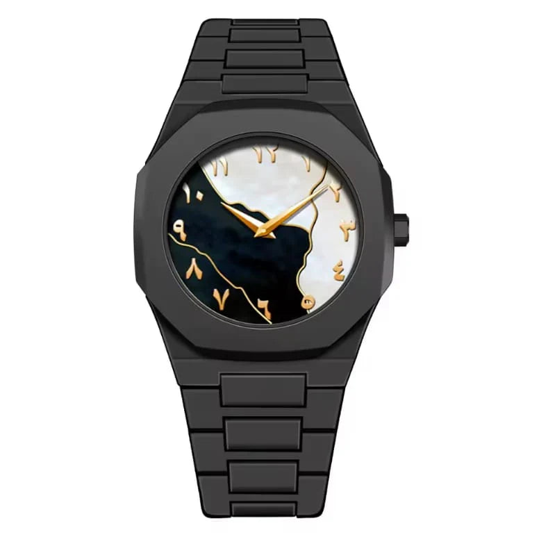 Marble Textured Arabic Aura Watch Limited Edition (Fiber 44gm)