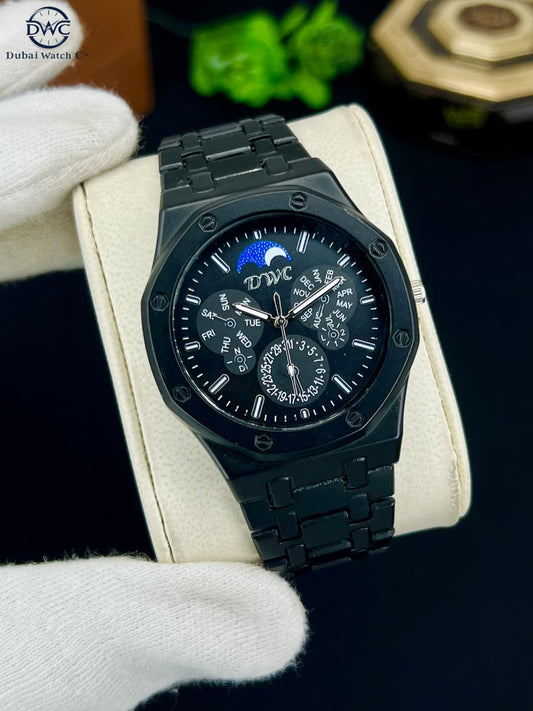 Hexa Stainless Steel Quartz Watch for Men & Boys