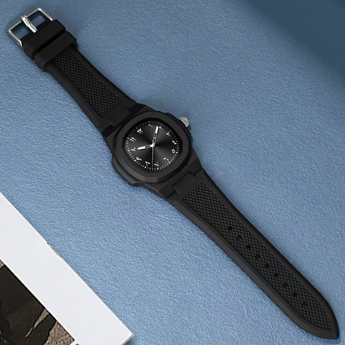 Pack of 2 Black Arabic Aura Watches, second view