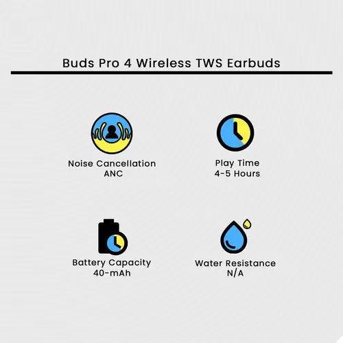 Buds Pro 4 Wireless Earbuds