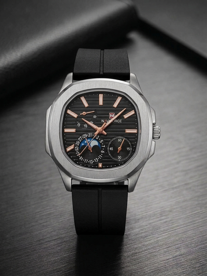 Rubber Silicone Strap Watch with Magnet Lock (Special Edition)